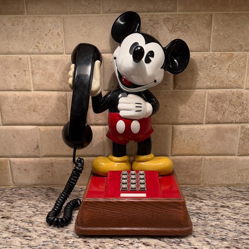 Vintage Mickey Mouse Telephone